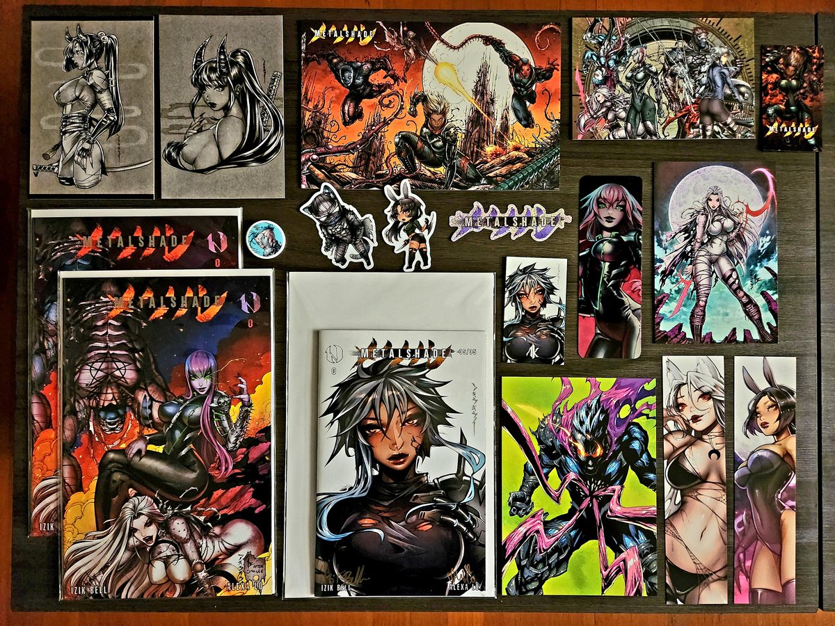 fraggaboom's tweet photo. Metalshade #0 it's pretty cool that my ashcan is 35/35. Looking forward to Shrine #metalshade https://t.co/pAyNsyf8ge