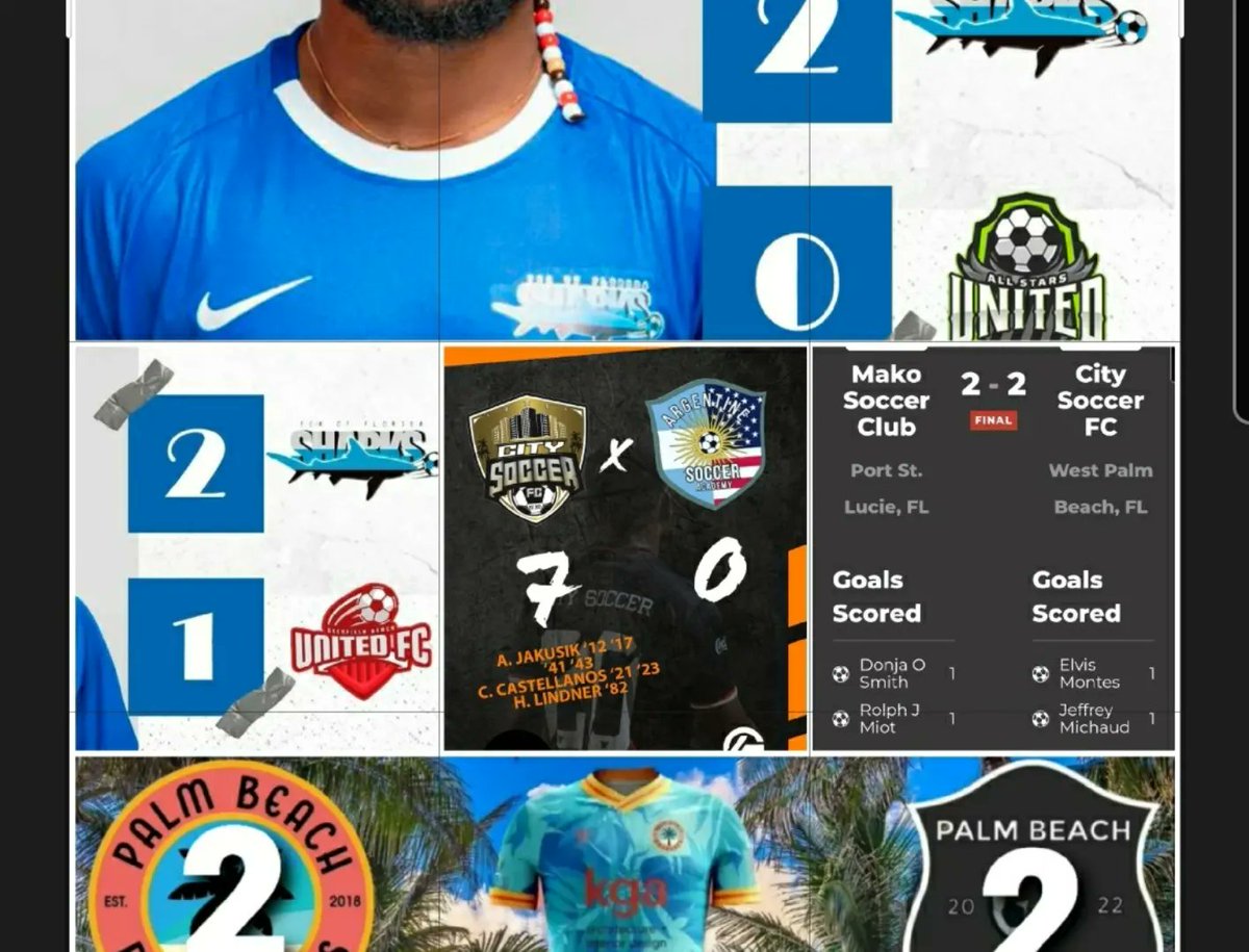 route1soccer's tweet photo. HOW'S YOUR GREATER @PALMBEACHESFL &amp; #TREASURECOAST CLUB DOING THIS WEEK?!?!
Three weeks in a row at top spot for @CityofBoyntonBeach's Sharks, while @DowntownWPB's City Soccer move up to 2nd place, while #DowntownWPB's O'Shea's rocket out of the cellar with a much needed win. https://t.co/AVia5MmHsM