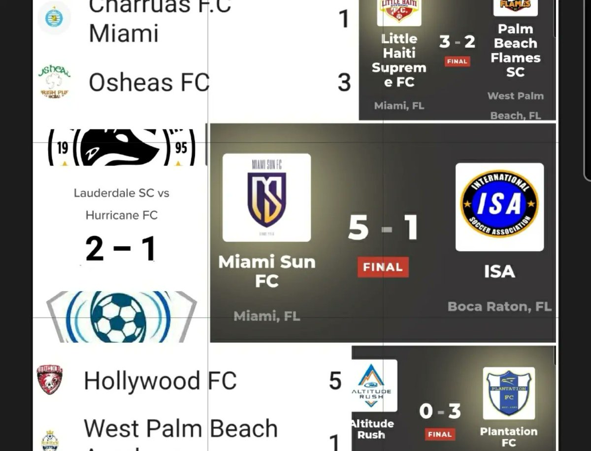 route1soccer's tweet photo. HOW'S YOUR GREATER @PALMBEACHESFL &amp; #TREASURECOAST CLUB DOING THIS WEEK?!?!
Three weeks in a row at top spot for @CityofBoyntonBeach's Sharks, while @DowntownWPB's City Soccer move up to 2nd place, while #DowntownWPB's O'Shea's rocket out of the cellar with a much needed win. https://t.co/AVia5MmHsM