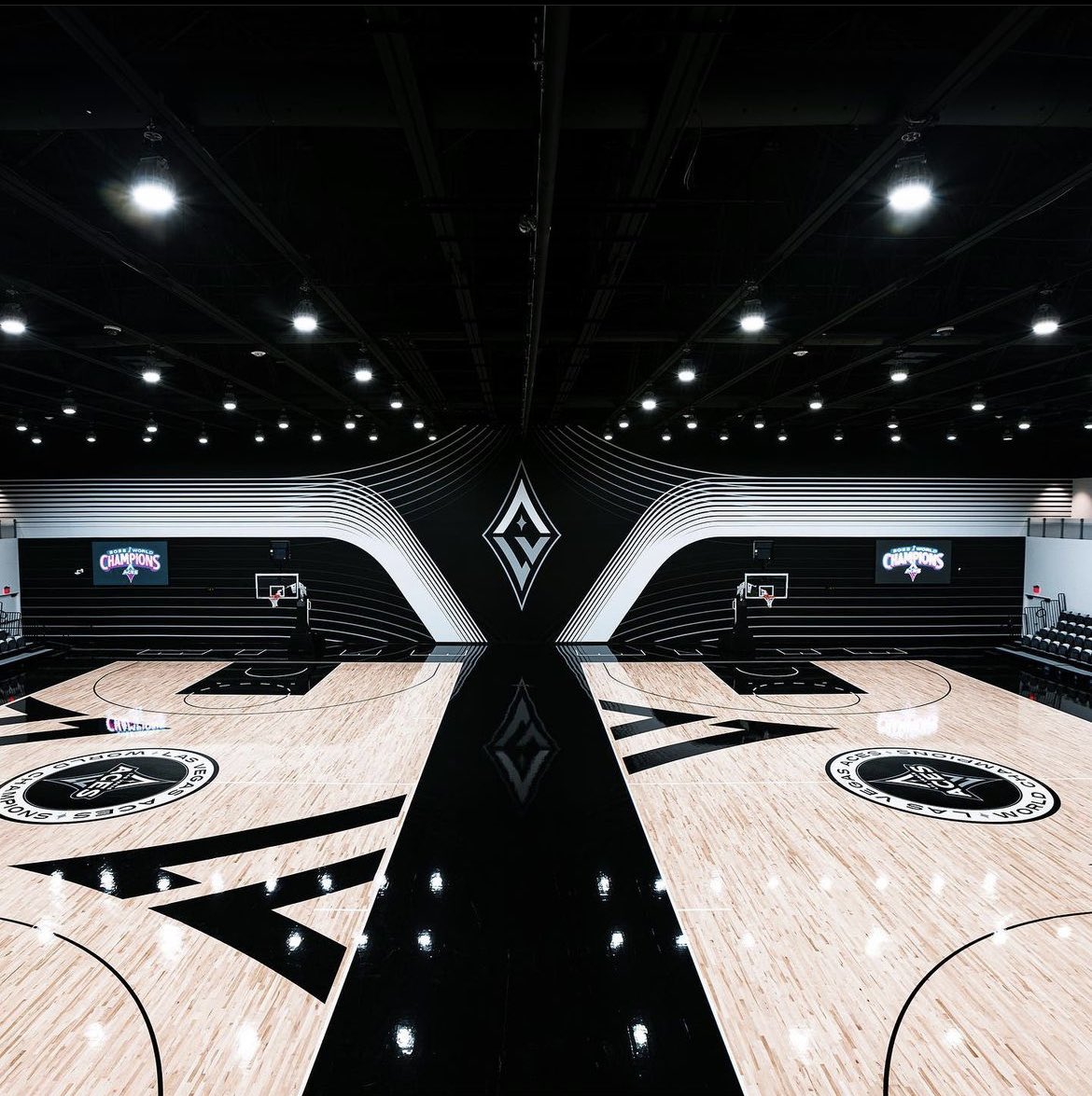 swishcultures_'s tweet photo. The Las Vegas Aces (@lvaces) have the first facility dedicated to a WNBA team 🔥 https://t.co/T6qwG9lgSw
