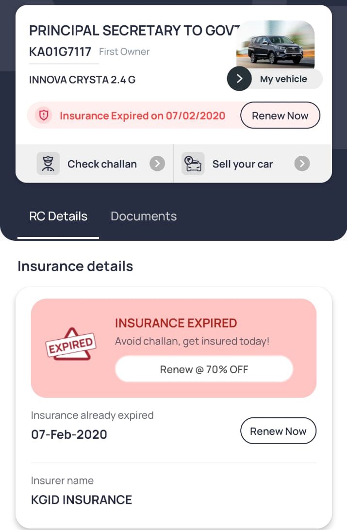 CivicOp_india's tweet photo. Attention @blrcitytraffic! Uninsured government vehicles must face consequences too. Let's set an example for citizens and hold them accountable with fine challans. #EqualEnforcement #TrafficRules #CitizenFirst 🚦🚔🚨 https://t.co/B7vR9YIFTP