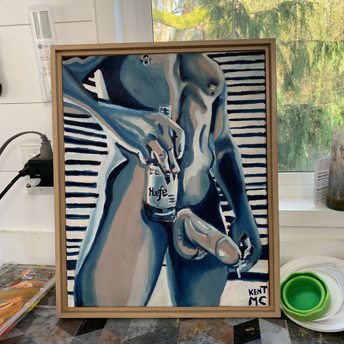 ClarkQuite's tweet photo. Hefe
Oils, 16x20”
2023
Sold 

Commission out of Oregon https://t.co/SKUdWzgxvd