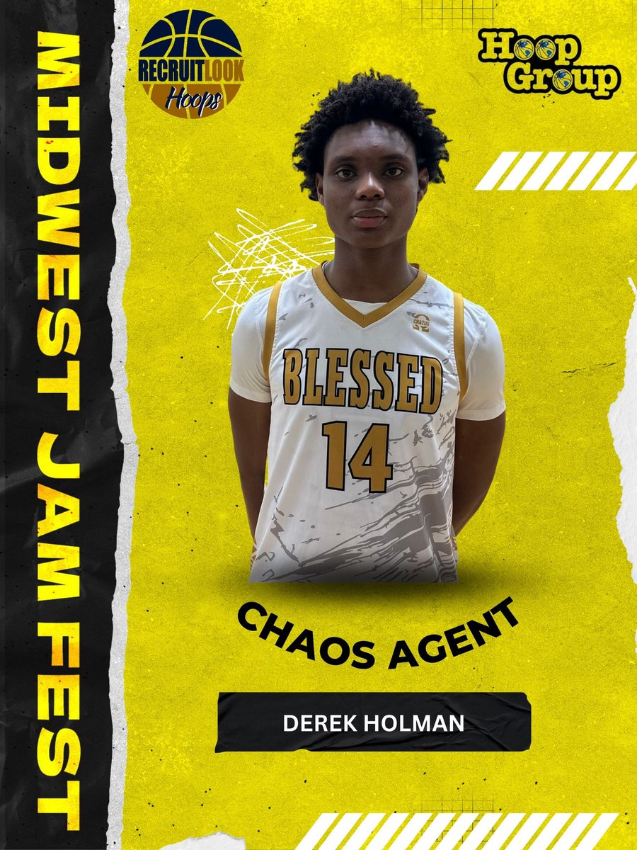 💥Chaos Agent 💥

17U, Derek Holman Jr, 6’10, F/C, is just scratching the surface of his potential! A physical matchup nightmare on post ups, has soft hands &amp; footwork to finish on midline pick-n-rolls, eats the glass, attempts to dunk everything in the 3-sec. area, &amp; slides feet