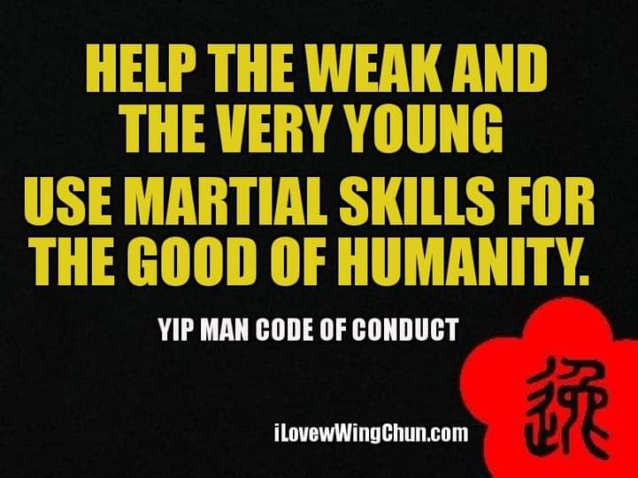 WingChunPGH's tweet photo. Yip Man Code of Conduct
#vingtsun #newbrightonpa #ipman #kungfu #wingchun #martialarts https://t.co/Y8MreIrQJy