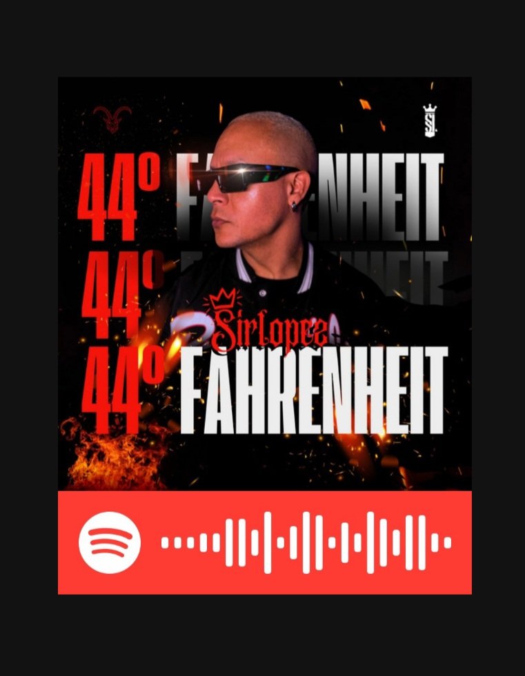 onerpm.link/107876161254?f…
Mi primer y nuevo álbum 
44⁰ Fahrenheit 
Producido por <a href="/GnioTheProducer/">Genio The Producer</a>