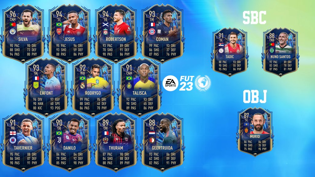 🔔Han llegado los TOTS 🔔
Estoy disponible para jugar Fut Champions por un módico precio, rango 1-2 asegurado 🔥🔥 
Cualquier cosa📩📩 #FIFA23 #FUTChampions