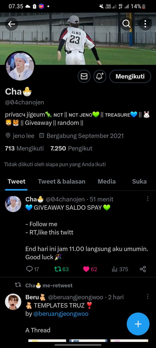 ainsleysmile's tweet photo. @04chanojen Ɓismillahh ya kak https://t.co/aGwOL032Ax