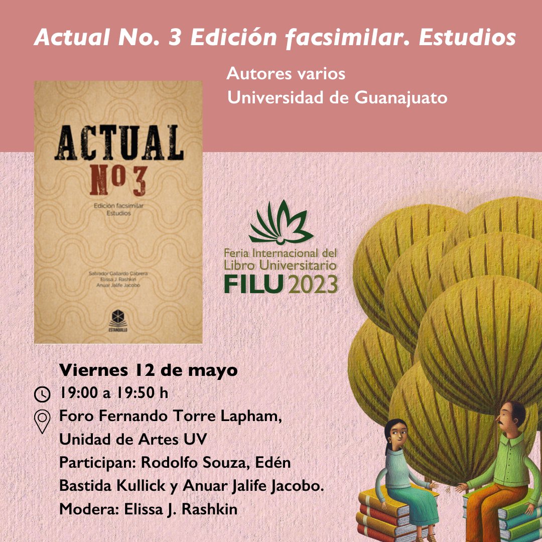 filu_uv's tweet photo. La editorial de la Universidad de Guanajuato presentará en la #FILU2023 esta novedad editorial que nos llevará a los tiempos de la vanguardia Estridentista.
¡No se arrepentirán de ir a la presentación!
.
#FILU2023 #ConectaFILU #SoyFILU #lectura #Xalapacultura #libros https://t.co/9gKd2Vu7Ri
