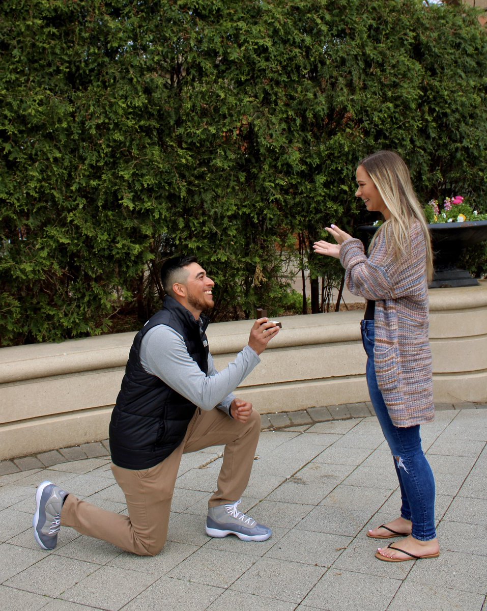 Rumor is she said “YES”, congratulations Coach Miramontes.