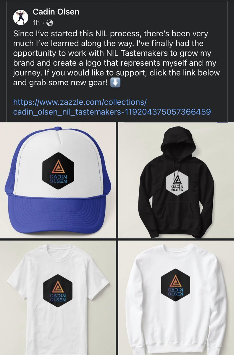 rolsen51223's tweet photo. Check out @CadinOlsen’s new clothing line through his NIL deal with @NILTastemakers.
https://t.co/Ef8AbCuIXj
@PA_TodaySports @nexgenscouting @PrepRedzonePA @PaFootballNews @PAPrepsRivals @SportsKLT @HighTop_Sports @on3 @PghSportsNow @TribLiveHSSN https://t.co/46IK6Zprwz