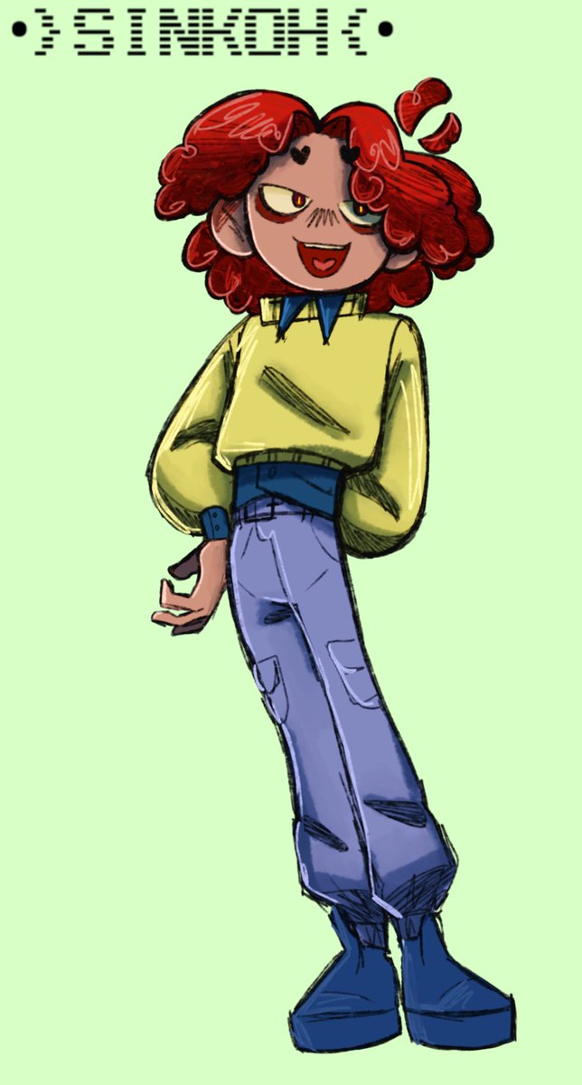 _Sinkoh's tweet photo. Made a lil drawing of my sona' I thought it looked good so I wanted to share it on here! :D
#ocart #doodle https://t.co/M3qEQue8xK