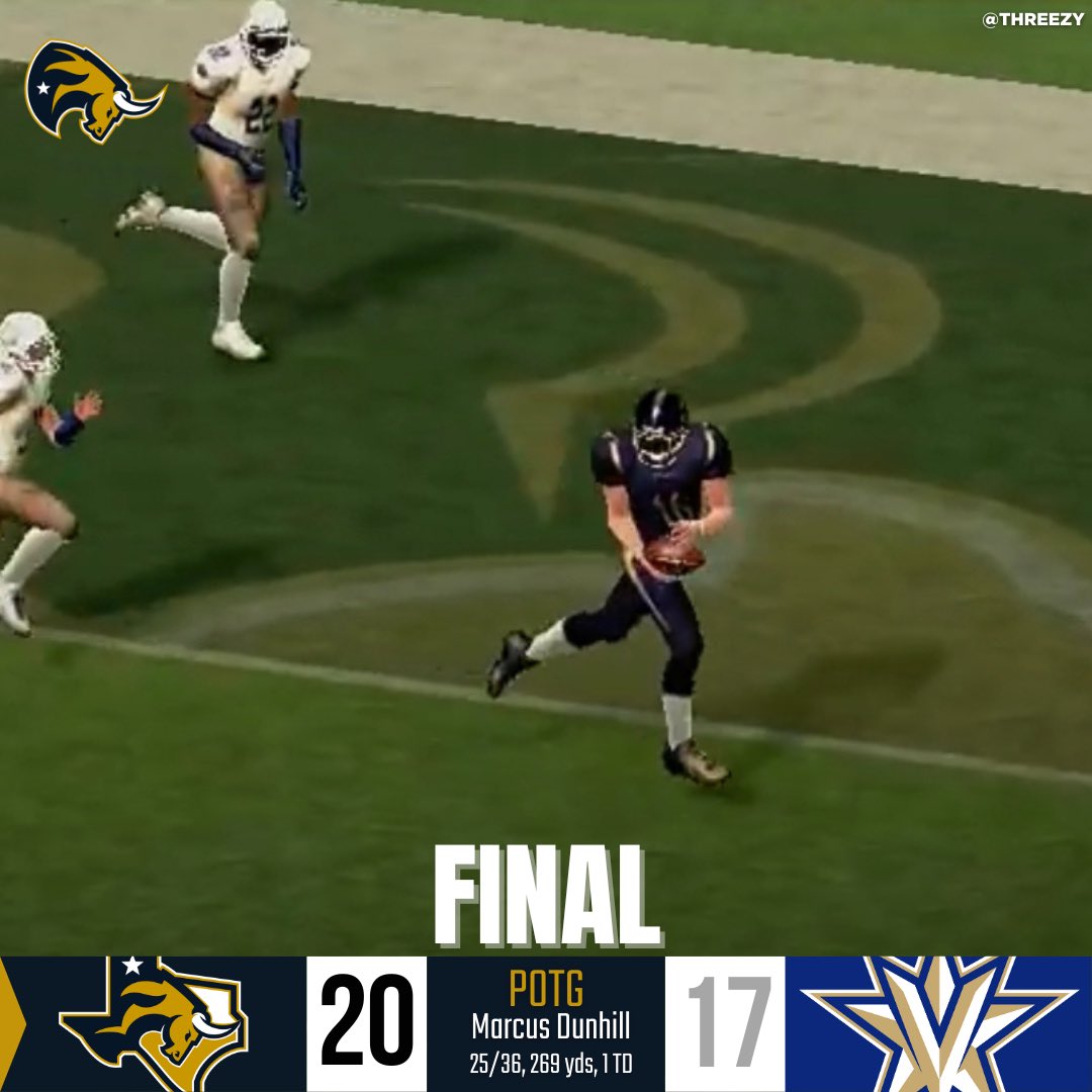 FortWorthToros's tweet photo. Not done yet.🐂🤠 #TorosWin #HornsUp #TorosOnParade #ForThe817 #SFLPlayoffs #simulationfl https://t.co/IQ8DoxVJwh