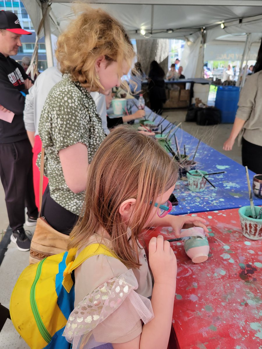 BAMOK's tweet photo. Fun times at our annual outing to the Festival of the Arts in downtown #okc. It was packed with people but so nice to be outside with lots of art, music and food. #okcfa https://t.co/hS7FBHpW5V