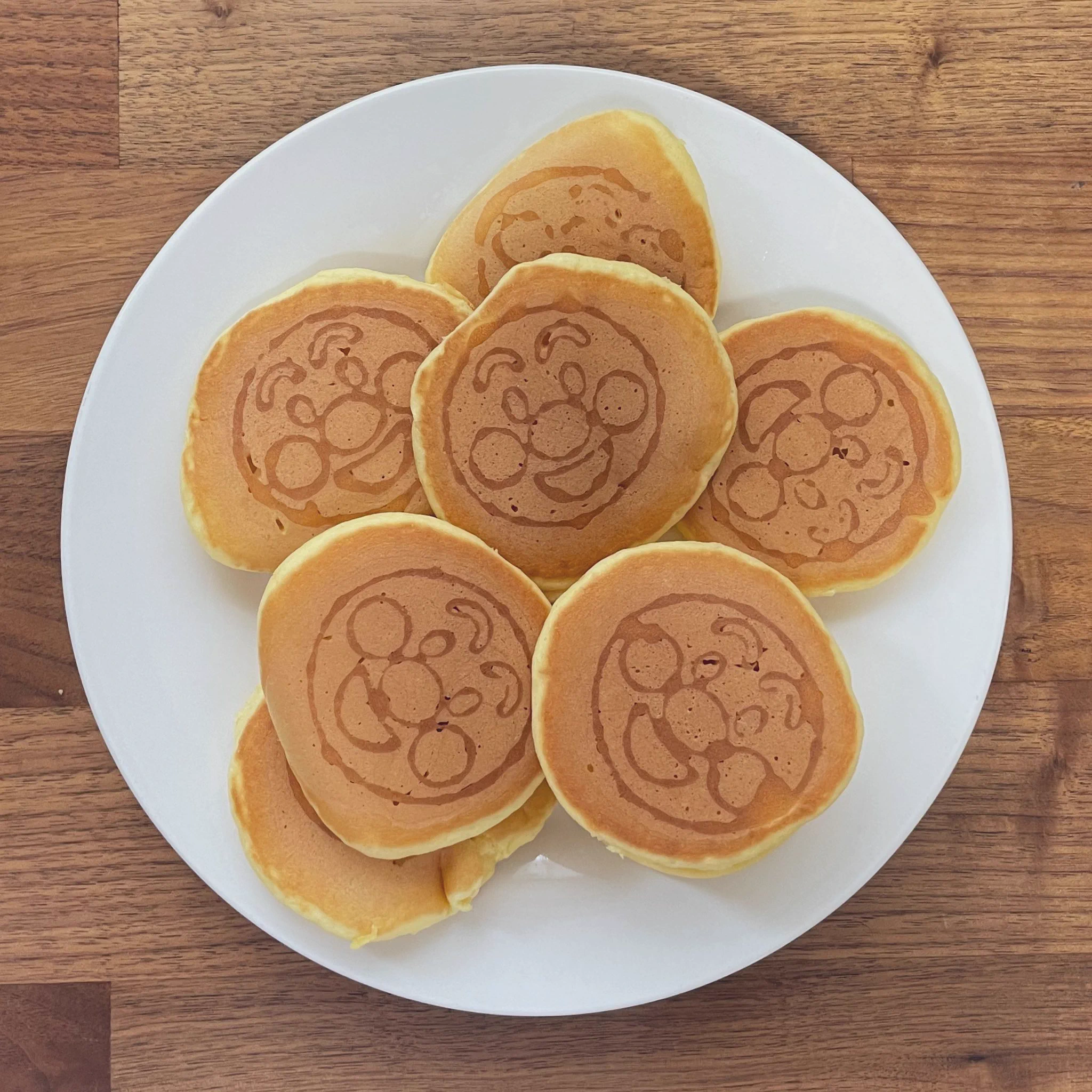 とってもかわいい！アンパンマンのホットケーキを大量に製造する方法！