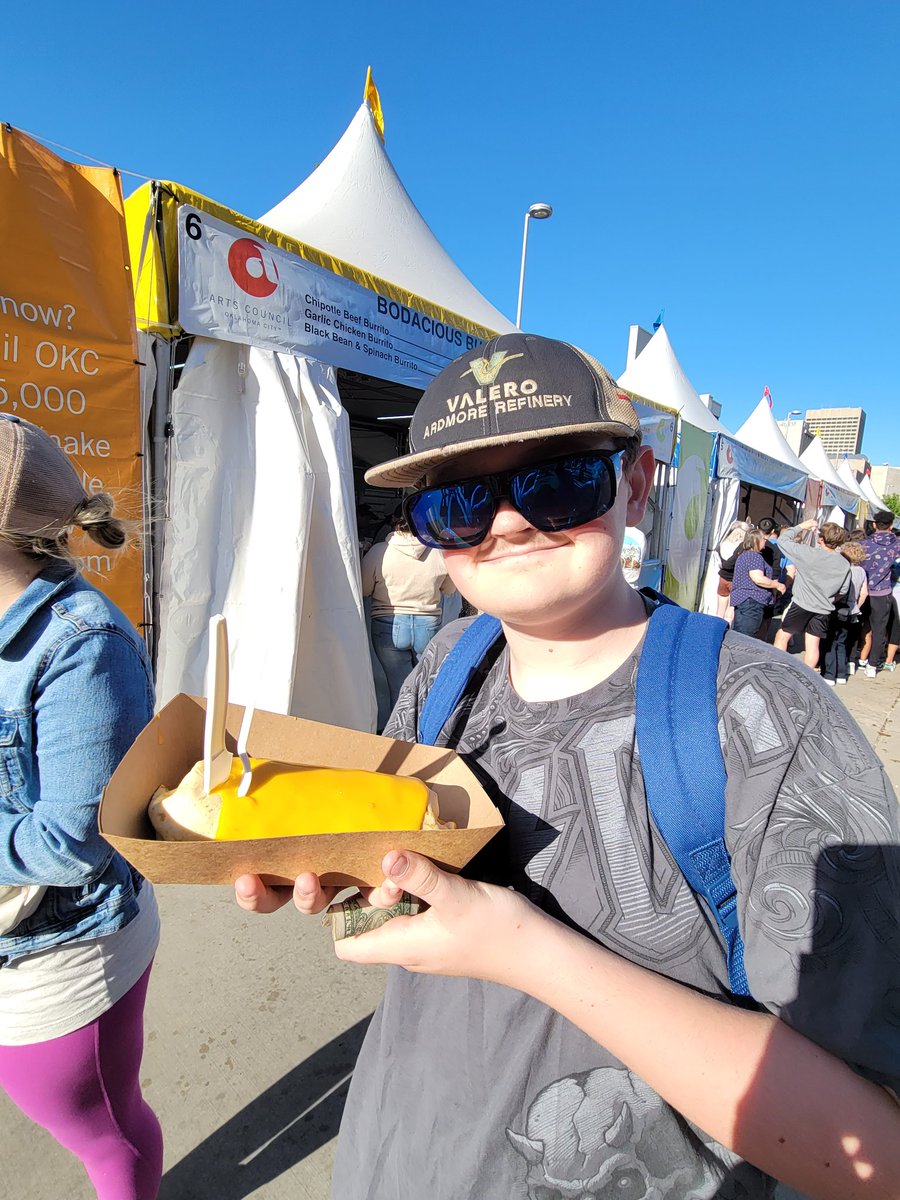 BAMOK's tweet photo. Fun times at our annual outing to the Festival of the Arts in downtown #okc. It was packed with people but so nice to be outside with lots of art, music and food. #okcfa https://t.co/hS7FBHpW5V