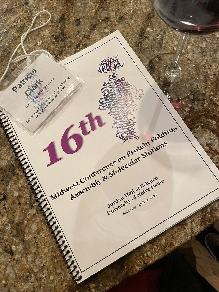ndbiochemist's tweet photo. Another successful #MWFolding Conference is in the books, literally! Enormous 🙌🏻 to my lab, especially Emily Musenbrock, for coordinating 1,000 details. https://t.co/s3UPpYU9zL
