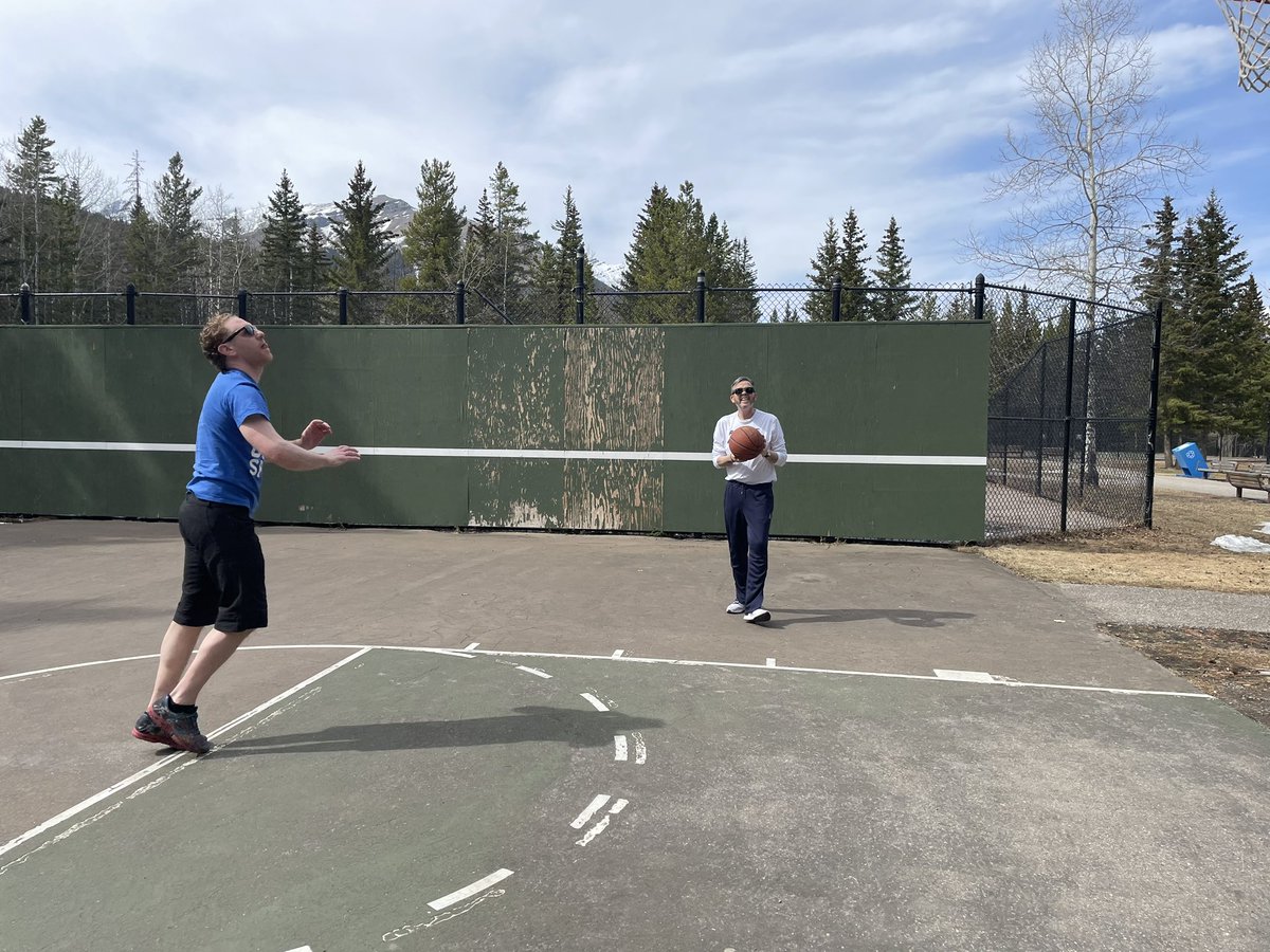PrincipalDumont's tweet photo. I had the fortune of taking our SPICE2023 keynote speaker @mikepatin for a hike and to the bball court!!  #ibelieveincatholiced https://t.co/HC7Prj1hqv