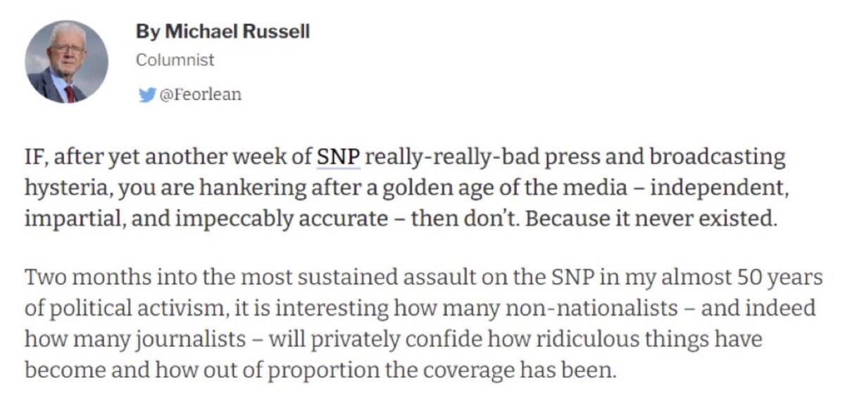 JNHanvey's tweet image. Absolutely tone deaf arrogance for the betrayal of a movement.

Chair of the ‘long game party’. 

Scotland can, should and must push beyond this self interest and win our independence. 

#OneScotland ❤️🏴󠁧󠁢󠁳󠁣󠁴󠁿✊