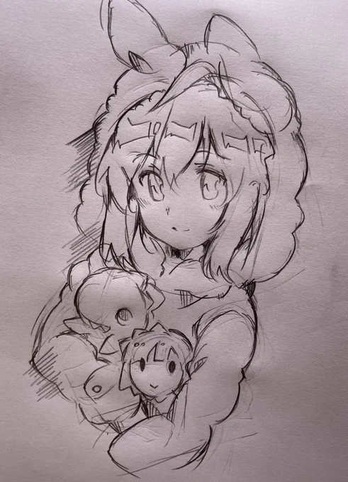 落書き 杏奈ちゃん