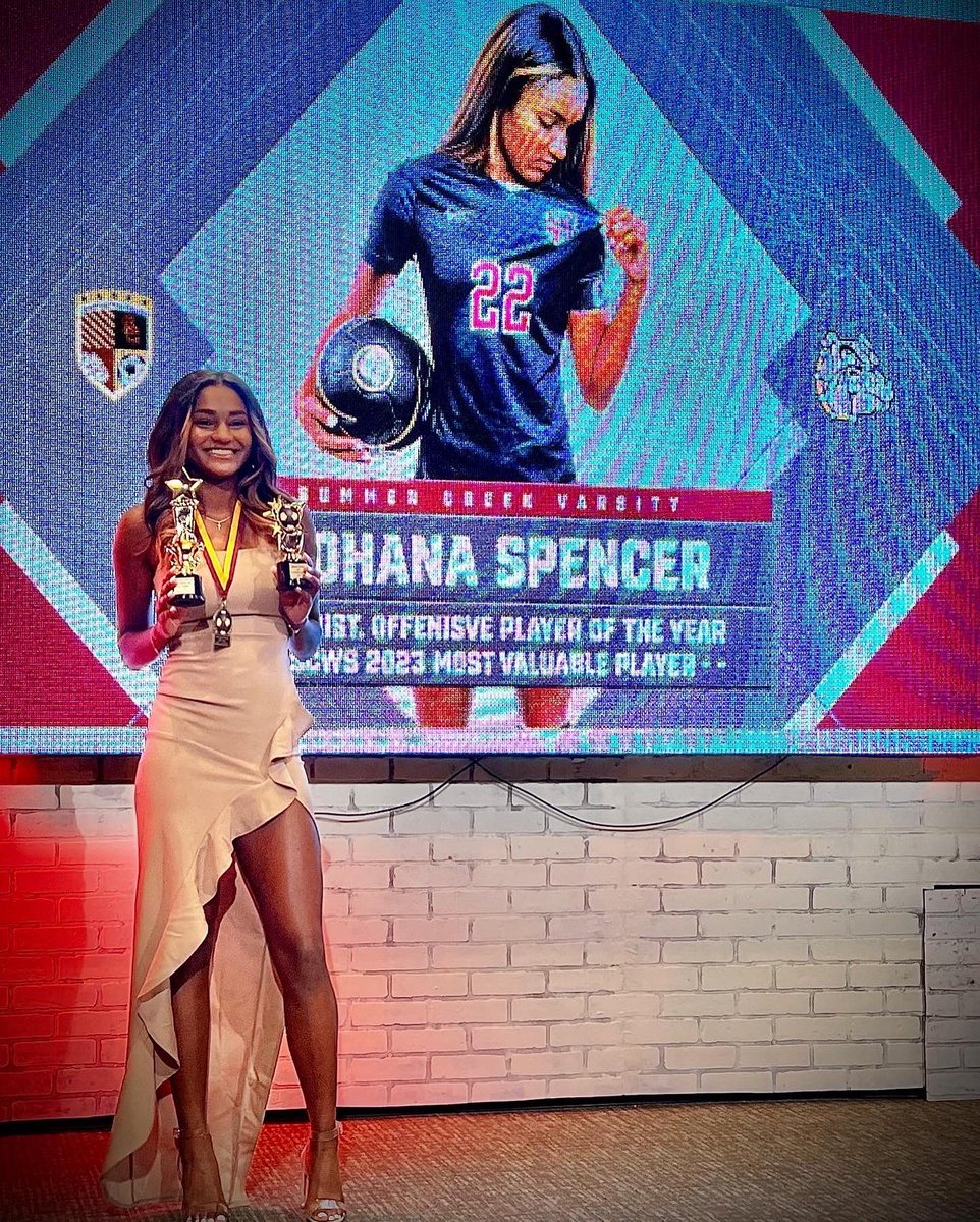 SoSpence17's tweet photo. Blessed to be named District 21 6A Offensive MVP and SummerCreekHigh MVP. So thankful for this! Couldn’t have done it w/o my coaches &amp; all of my teammates! This has been a history making season for SC with so many 1sts.  Looking forward to what the future holds for SCHS soccer. https://t.co/DqjZ5f6zzX