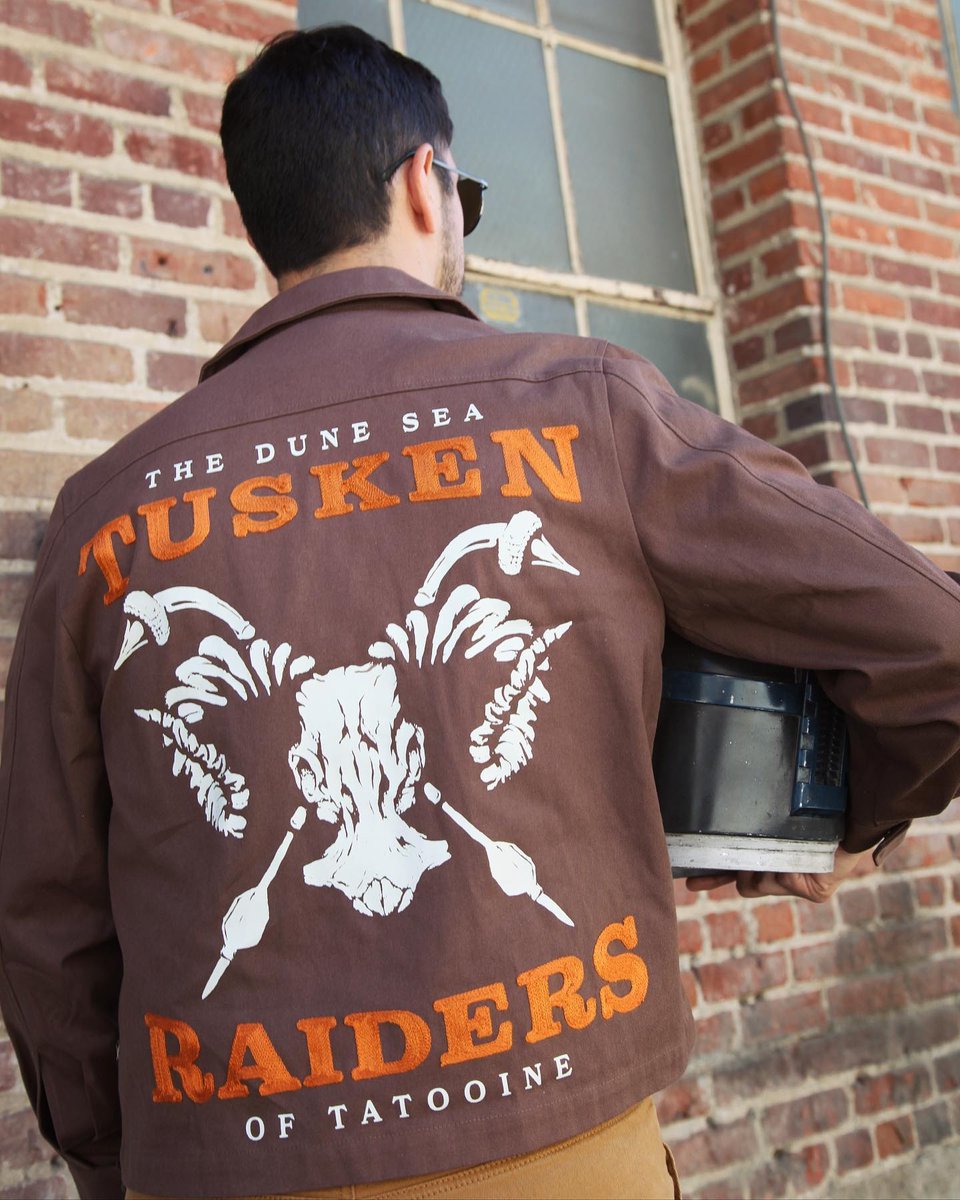 Heroes & Villains (@hvbrand) on Twitter photo Check out <a href="/NotreThiomersal/">Alexander Reforged</a> showing off our Tusken Raiders Gasoline Jacket! 🧡
Link in bio to shop.
#HeroesVillainsBrand #TuskenRaiders #StarWars Check out <a href="/NotreThiomersal/">Alexander Reforged</a> showing off our Tusken Raiders Gasoline Jacket! 🧡
Link in bio to shop.
#HeroesVillainsBrand #TuskenRaiders #StarWars