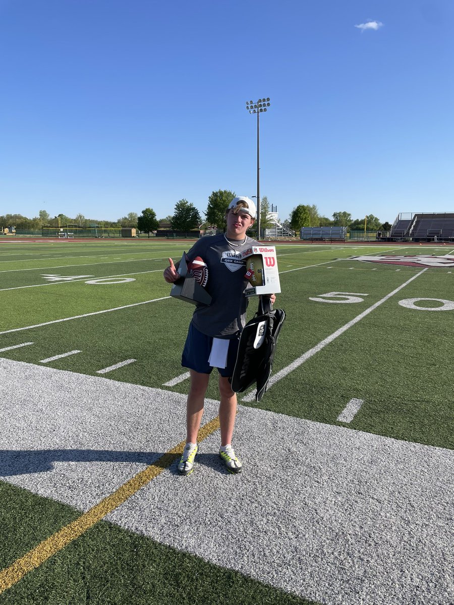 ThatcherCarson's tweet photo. Honored to be named Wilson Rivals QBX MVP, Accuracy MVP, and invited to the Rivals Showcase! @CoachWeber62 @kcef35 @Tana_Vea @ToledoQBs @CoachMondt @LOGGER_LBCOACH @CoachDBenoit @Taylor_Kelly10 @BlairAngulo @CoachDiCenzo @CoachRosenbaum @CoachLapuaho @LukeSchleusner @BrandtReese3 https://t.co/g4JMeJZmNC