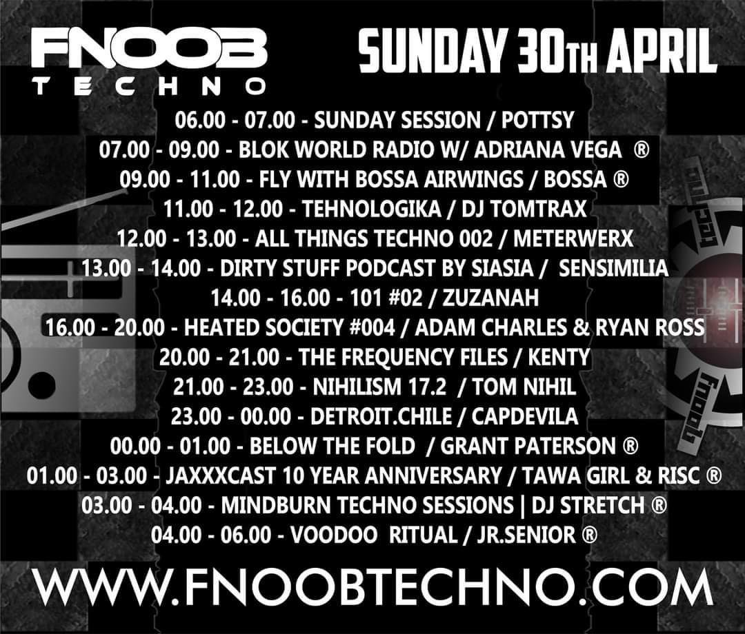 Catch my 2 hr set later today <a href="/fnoobtechno/">Fnoob Techno</a> 🔥