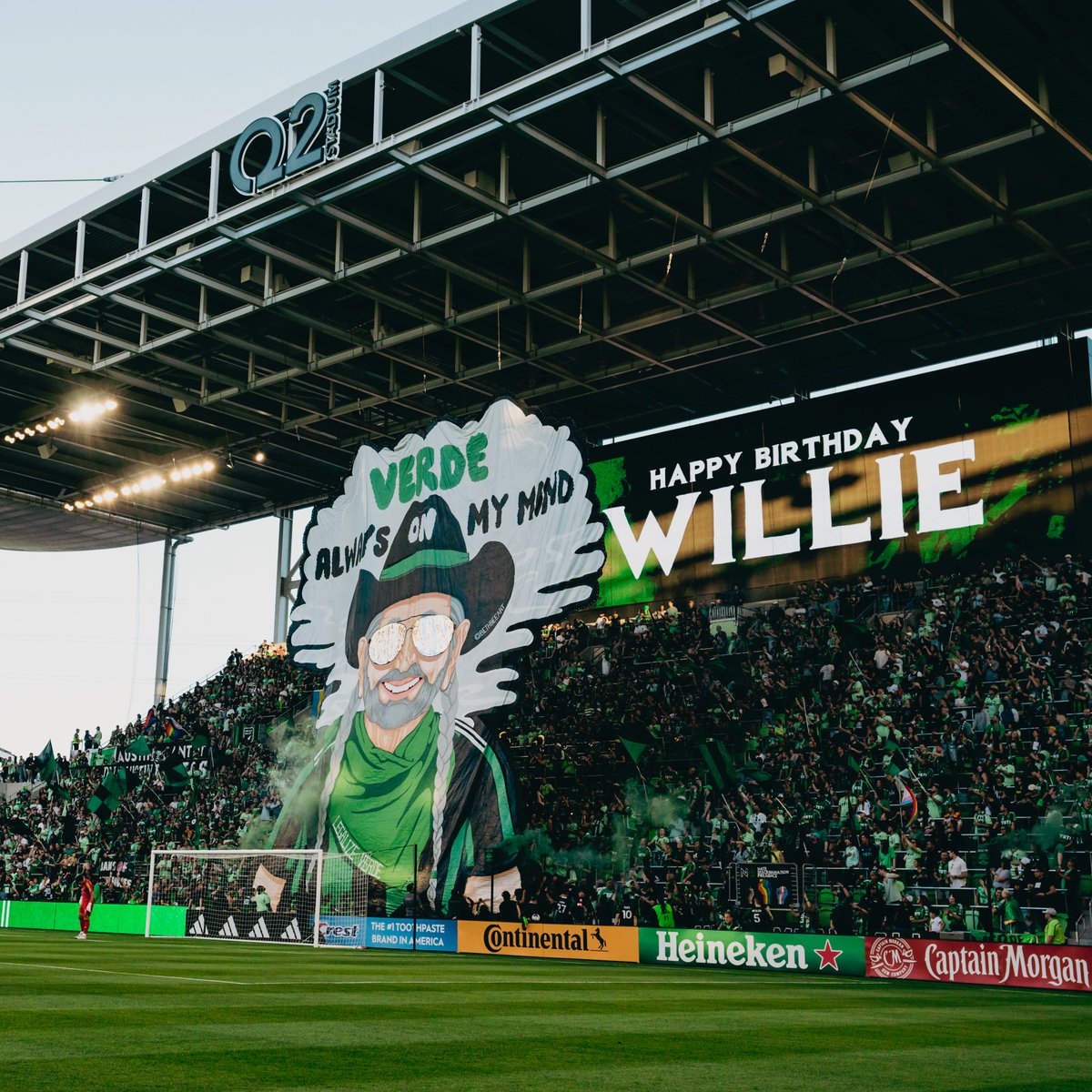 AustinFC's tweet photo. Willie is VERDE. 🌳 https://t.co/iffE8ONuMp