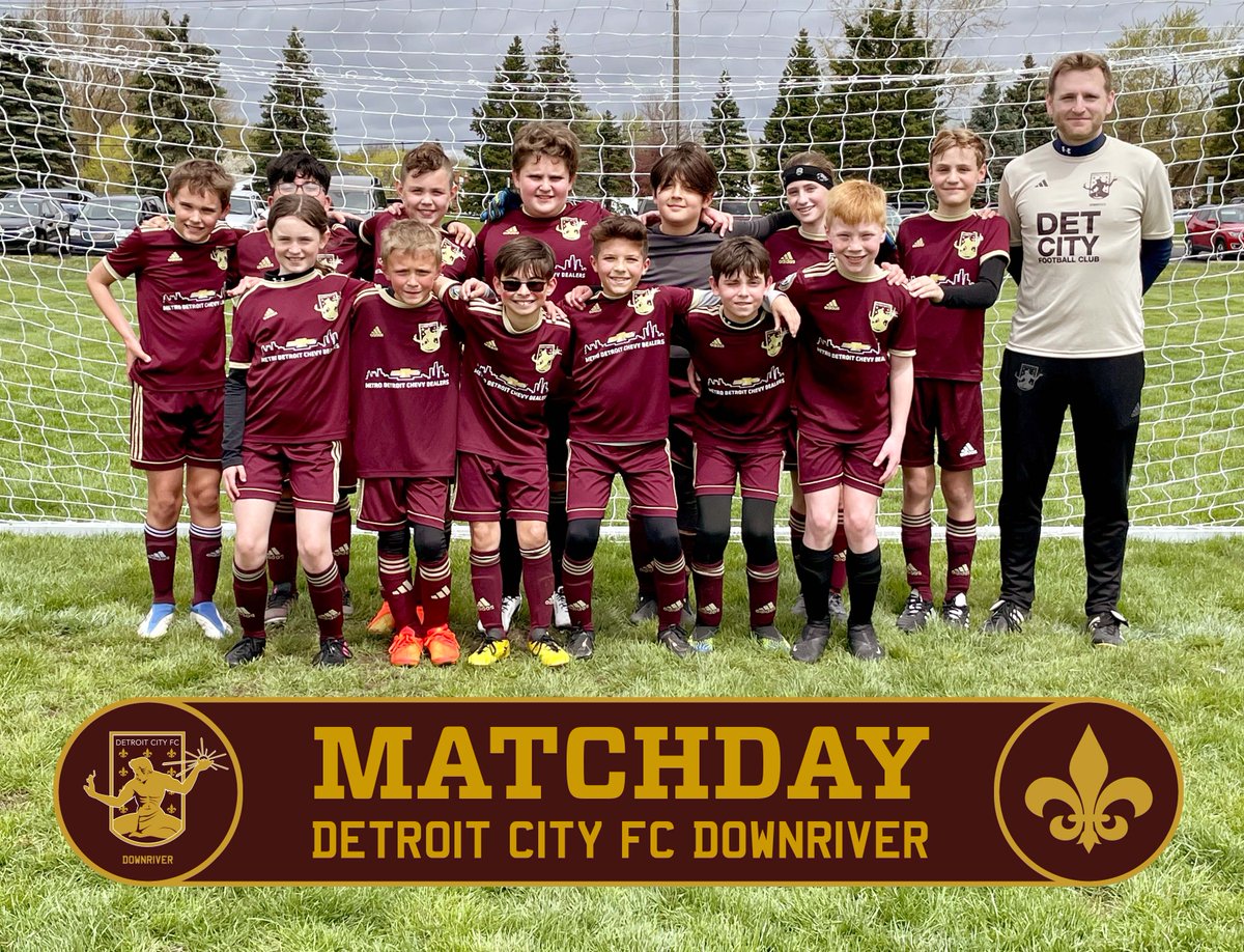 DCFCDownriver's tweet photo. ⚜️ MATCHDAY! 2012s competing for their home opener today! ⚜️ https://t.co/2wZIDvteOh