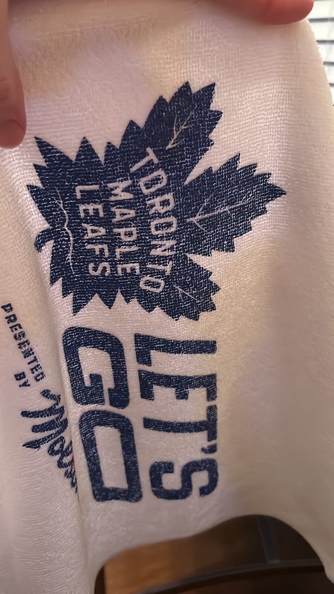 Waving my rally towel from game 2! Tonight, we will advance!!! #LeafsForever