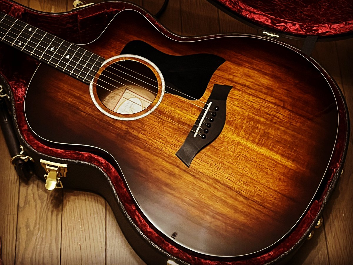 BOGNERXTC's tweet photo. Taylor　224ce koa DLX 

今回のレコーディングでこの子もお値段以上のいい仕事をしてくれました
最近買い物はアタリを引いている気がします
その分私生活は…笑笑

#Taylor
#224cekoadlx 
#DPA
#4099
#goldenageproject 
#73pre https://t.co/ujFJt6s0Bi