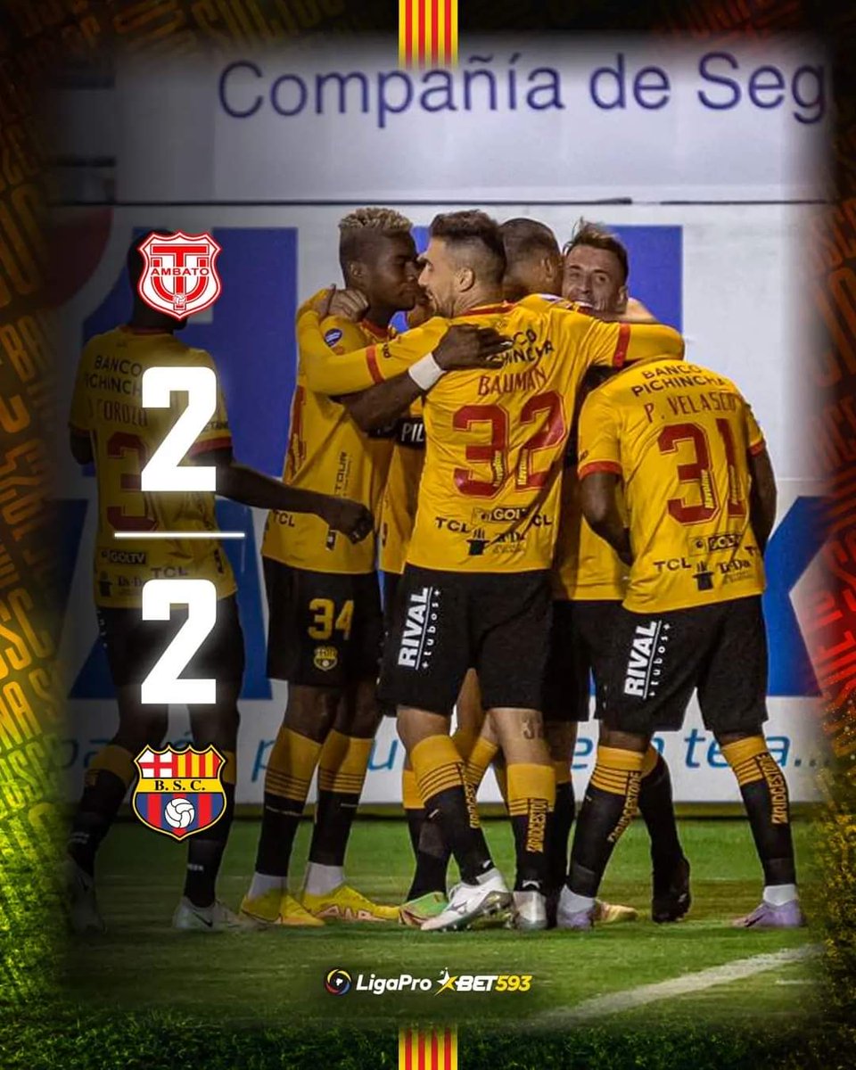 Ronnienrique's tweet photo. Partido de ida y vuelta, así como casi se pierde también casi se lo termina ganando, últimos minutos de infarto, a seguir sumando puntos y continuar mejorando... #Ecuador #LigaProBet593 #BarcelonaSC https://t.co/8u7twpM6pO