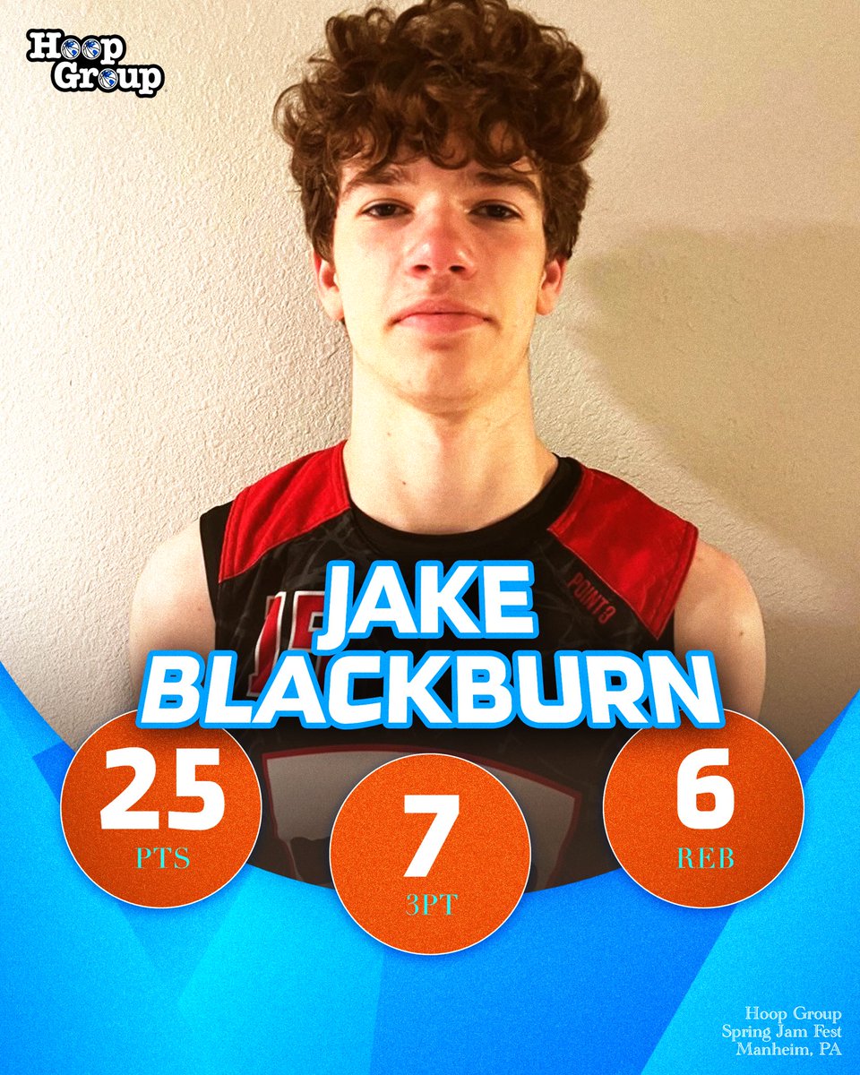 Jake Blackburn exploded for 25 points and 7 threes in a House We Built HGSL win at Spring Jam Fest 💣🔥 @HouseWeBuilt617 @HGSL_HoopGroup
