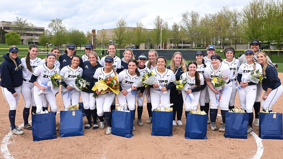 .<a href="/ZipsSB/">Akron Zips Softball</a> Earns Split of Doubleheader vs. Ball State on Senior Day

#GoZips | <a href="/ZipsSB/">Akron Zips Softball</a> 🦘

Recap 👉 gozips.com/news/2023/4/29…
📺 Gallery - gozips.com/galleries/soft…
