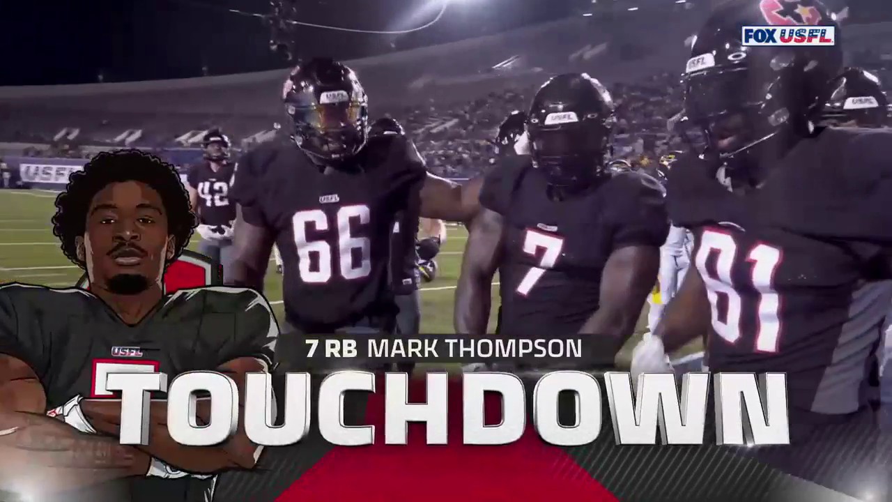 Houston Gamblers on Twitter "MARK THOMPSON AGAIN! TOUCHDOWN! 🤩 🎲
