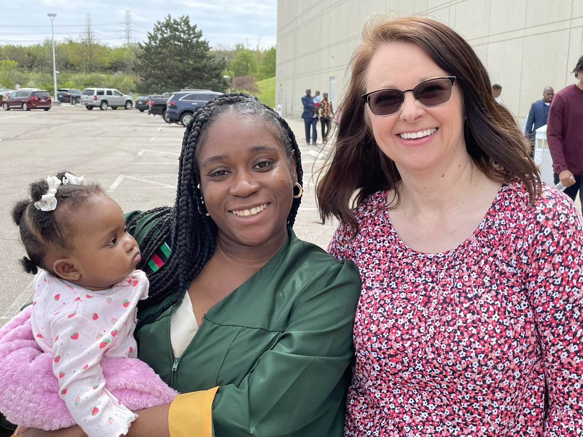 Ms. Green, Wright State student teacher, became a significant and beloved part of our 1st grade classroom. Today, I watched her graduate, knowing that she will be an awesome educator. Can’t wait to see how she impacts the lives of students! #Middierising #wrightstategrad