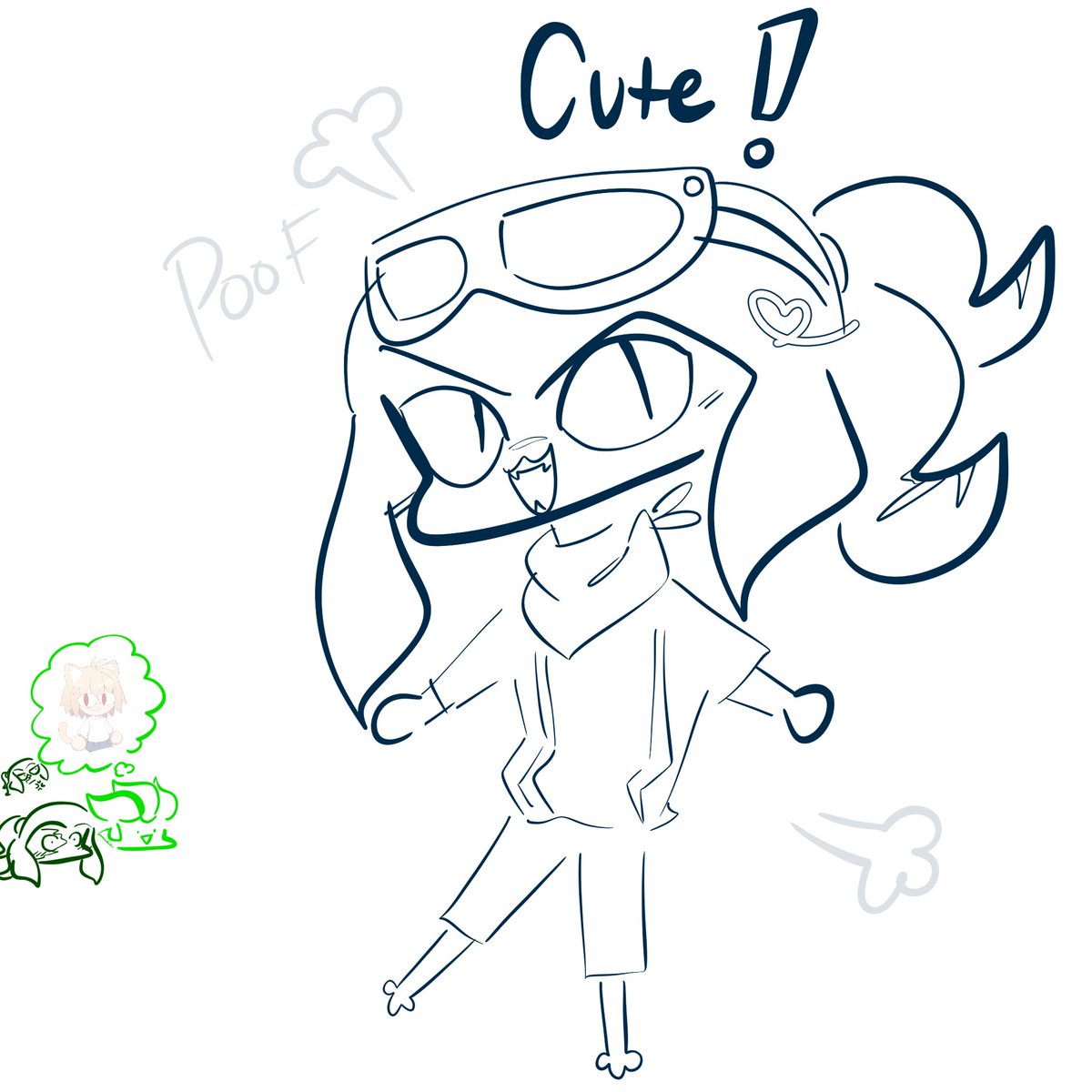BOBBLE_HAT_RP's tweet photo. “I have two sides !”

THIS WAS A SILLY JOKE BUT NOW I CANT GO BACK. 

#coroika #coroikaaloha #splatoon #splatoon2 #splatoon3 #glovescoroika #gorai #vintagecoroika https://t.co/gs6H8D0RMp