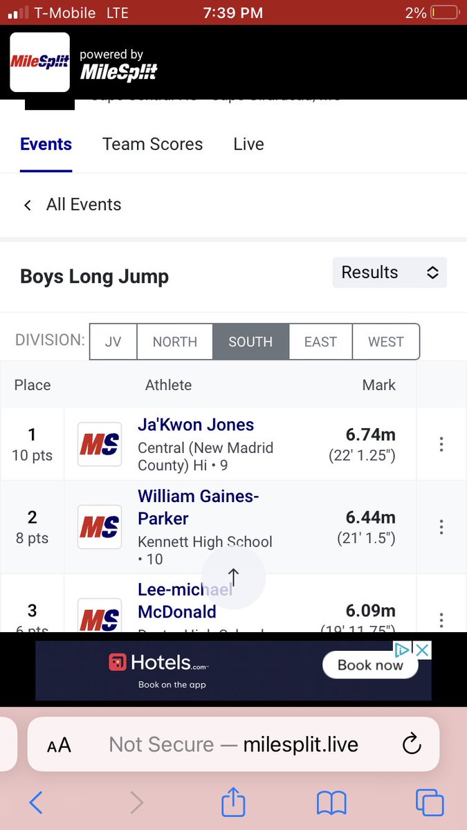 Semo conference jump  as a freshman .Just looking for a chance to chase my dreams .