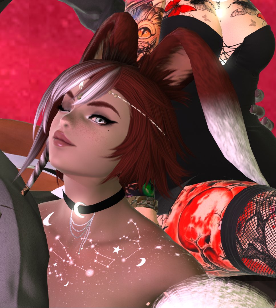 lexiibd's tweet photo. Two Mi'qote and Two Viera walk into a studio, wonder what happened next. 

#NoxStudio
#GPOSER 
#miqote 
#viera https://t.co/Z1bGdKMtKp