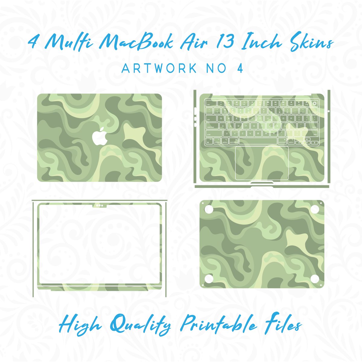 DigiArtistStore's tweet image. #macbookair13 #macbookskin #printablestickers
MacBook Air 13 Inch Skins Stickers set includes 4 MacBook Air Skins with Keyboard Stickers, allowing users to select the MacBook Air 13 case Skin that best suits their style.

For Purchasing Contact me…
etsy.com/DigiArtistStor…