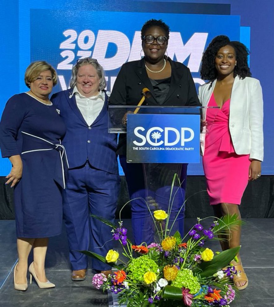 Congrats to our new <a href="/scdp/">South Carolina Democratic Party</a> leadership team!  We look forward to working with you!