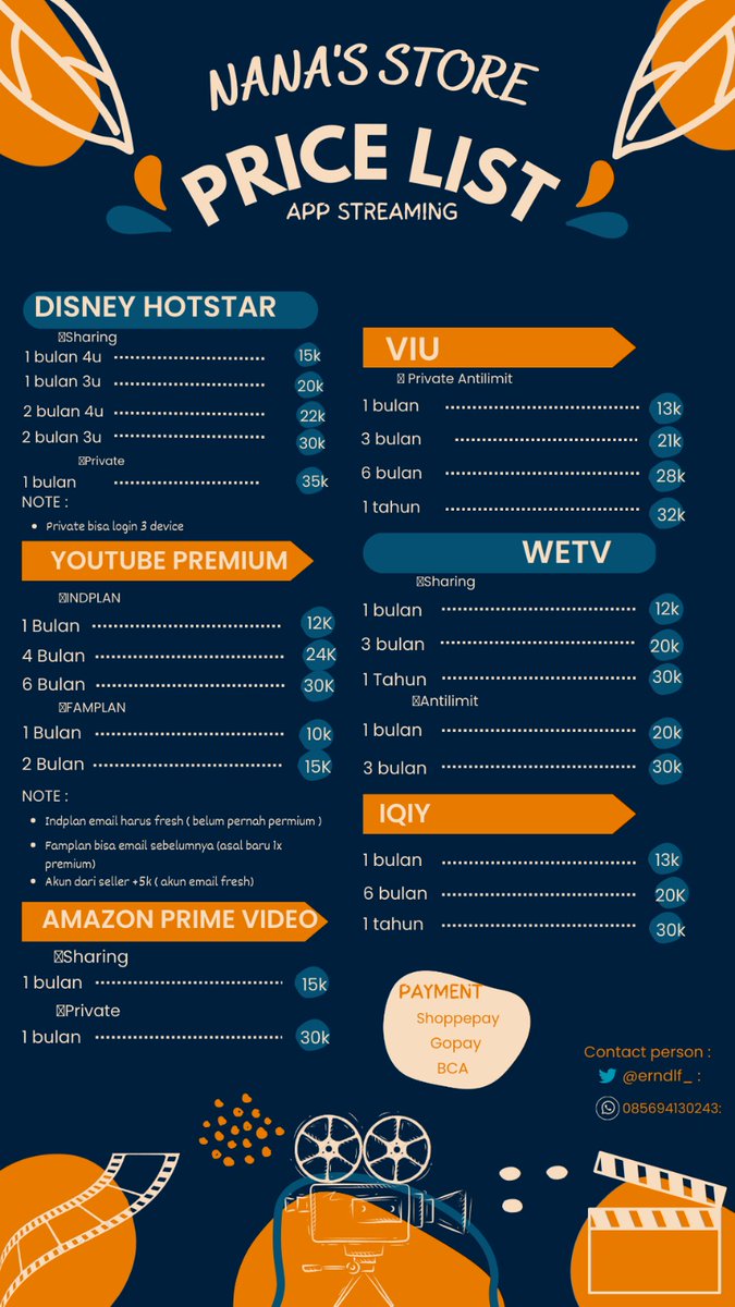 Yuk buat nemenin chill sma doi nya di hari weekend