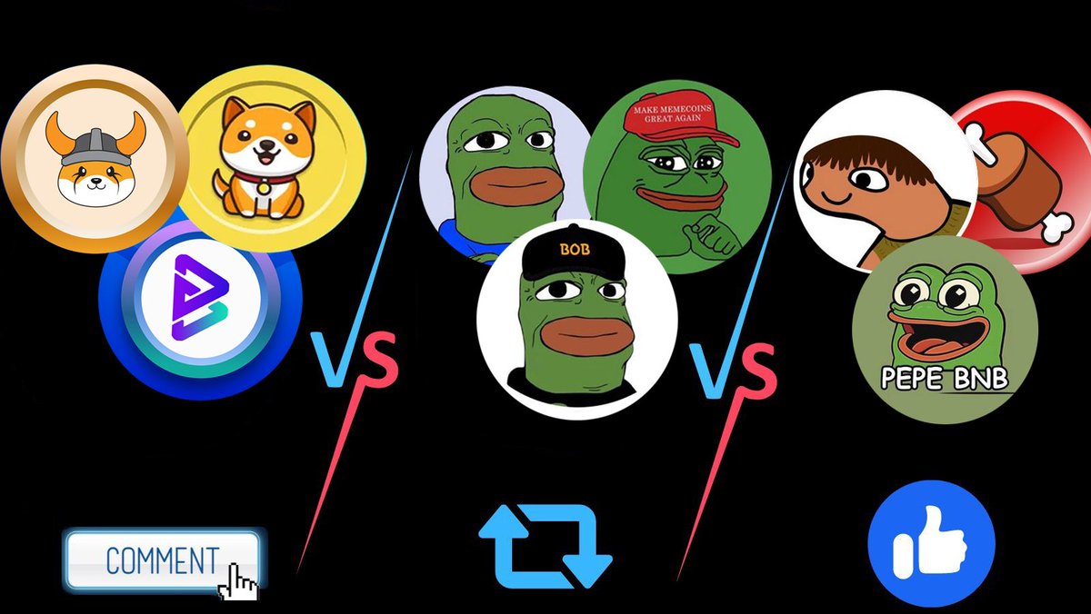 BSCGemsAlert's tweet photo. I Belive in #memecoins but i prefer the the New #x100GEM #BOBBNB @BobBnbToken ⚡️🔥

$PEPE #Pepecoin , $BOB , @BobBnbToken  = RT
$PLEB , #PEPEBNB ,  #BONE  = like 
#Babydoge , #FLOKI , #BRISE = Comment https://t.co/kI1mCPFxkX
