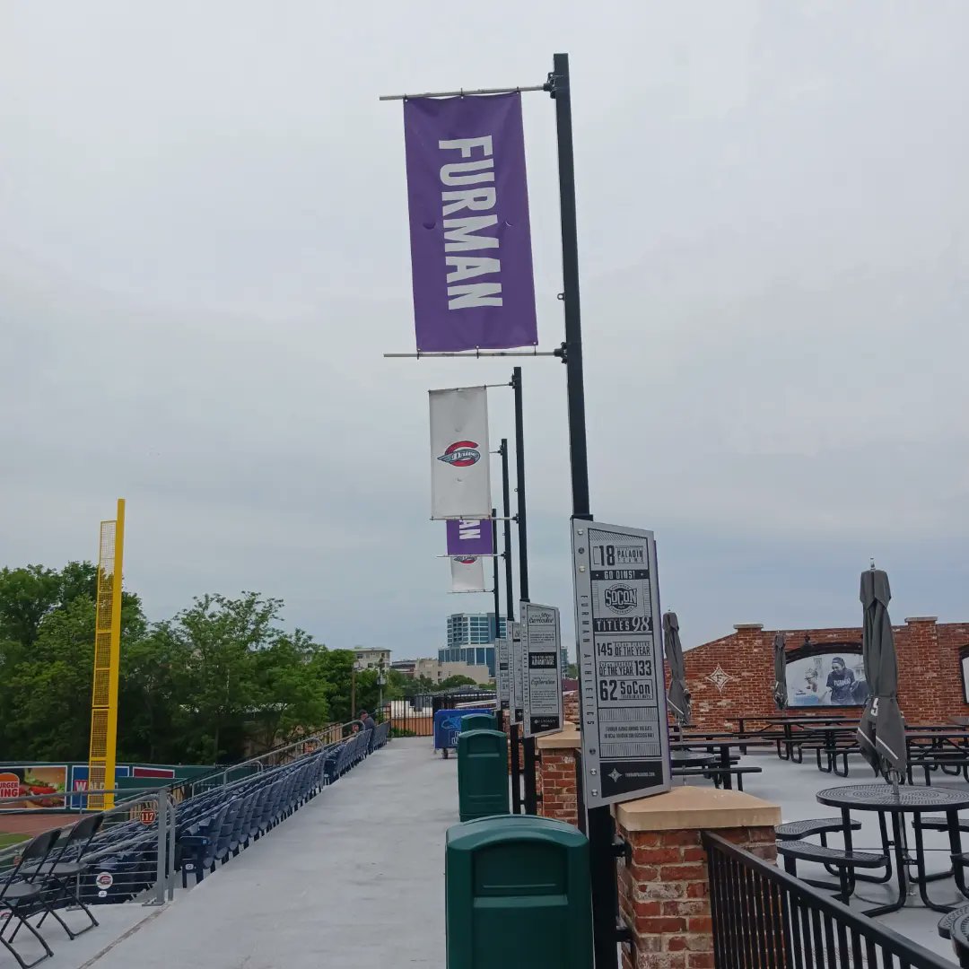 Furman_student's tweet photo. Seeing the Furman section at Fluor feild is so strange; it's a relic of the past we all wish was still around. Sign the petition to help us bring baseball back to Furman.

#furman #ncaabaseball #savefubaseball #bringbackfurmanbaseball #greenvilledrive https://t.co/MGab1UzI2B