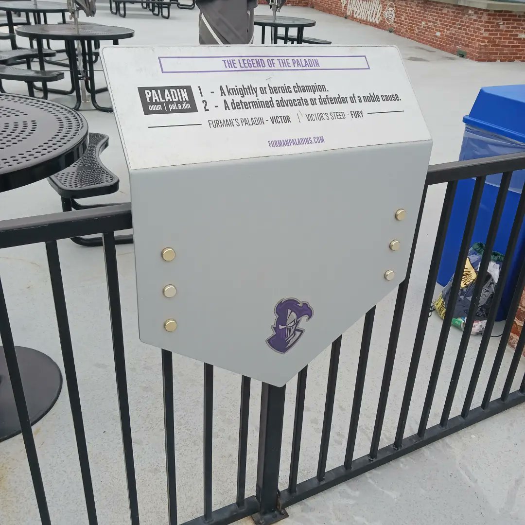 Furman_student's tweet photo. Seeing the Furman section at Fluor feild is so strange; it's a relic of the past we all wish was still around. Sign the petition to help us bring baseball back to Furman.

#furman #ncaabaseball #savefubaseball #bringbackfurmanbaseball #greenvilledrive https://t.co/MGab1UzI2B