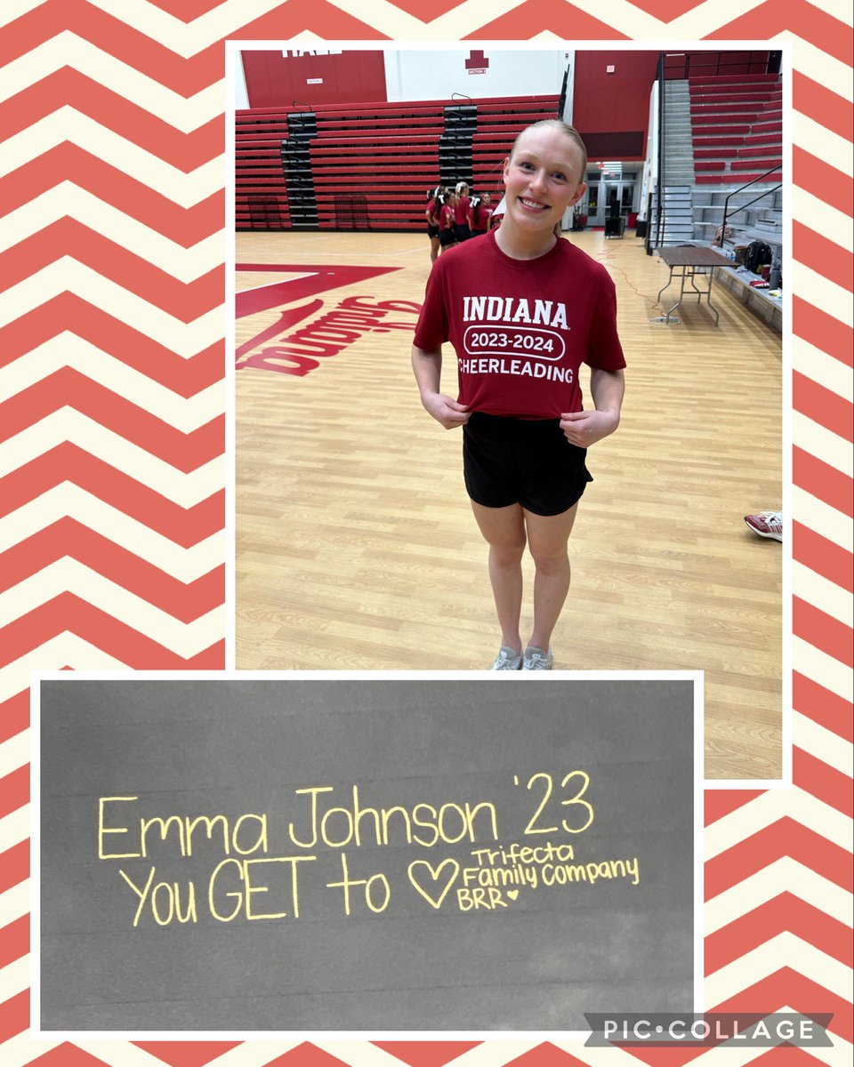 djhscheer's tweet photo. EMMA—YOU GET TO CHEER AT INDIANA UNIVERSITY!!!!!!💚💛💚💛 https://t.co/hcWQ3a9Gru