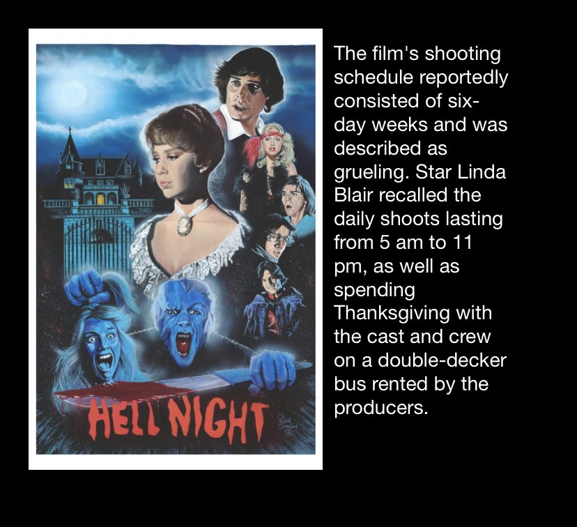 LisaPortillo9's tweet image. I wouldn’t want to be an actor. F that 🤣
#HellNight 
#HorrorFamily
#LisasHorrorShow 
@omar_syrinx2112
@RSThomas42
@SpookyButrfly79
@secretlybatman
@Brian6Goodnight