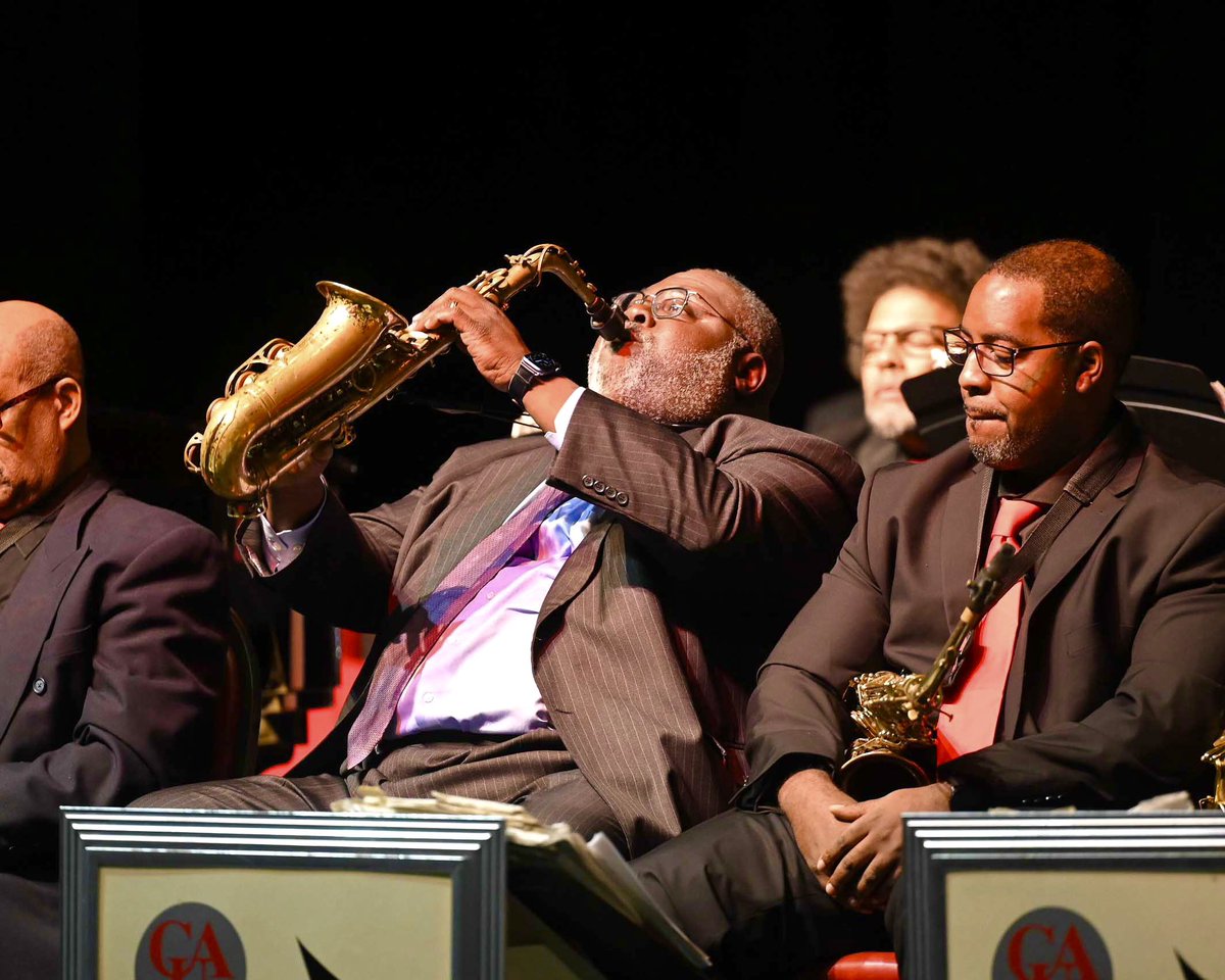 CAU's tweet image. Tonight, Clark Atlanta University’s Jazz Music Legend and Professor, Dr. James H. Patterson, along with CAU Alumni Jazz Orchestra, held an amazing tribute concert honoring the iconic jazz musician and composer, Duke Ellington.