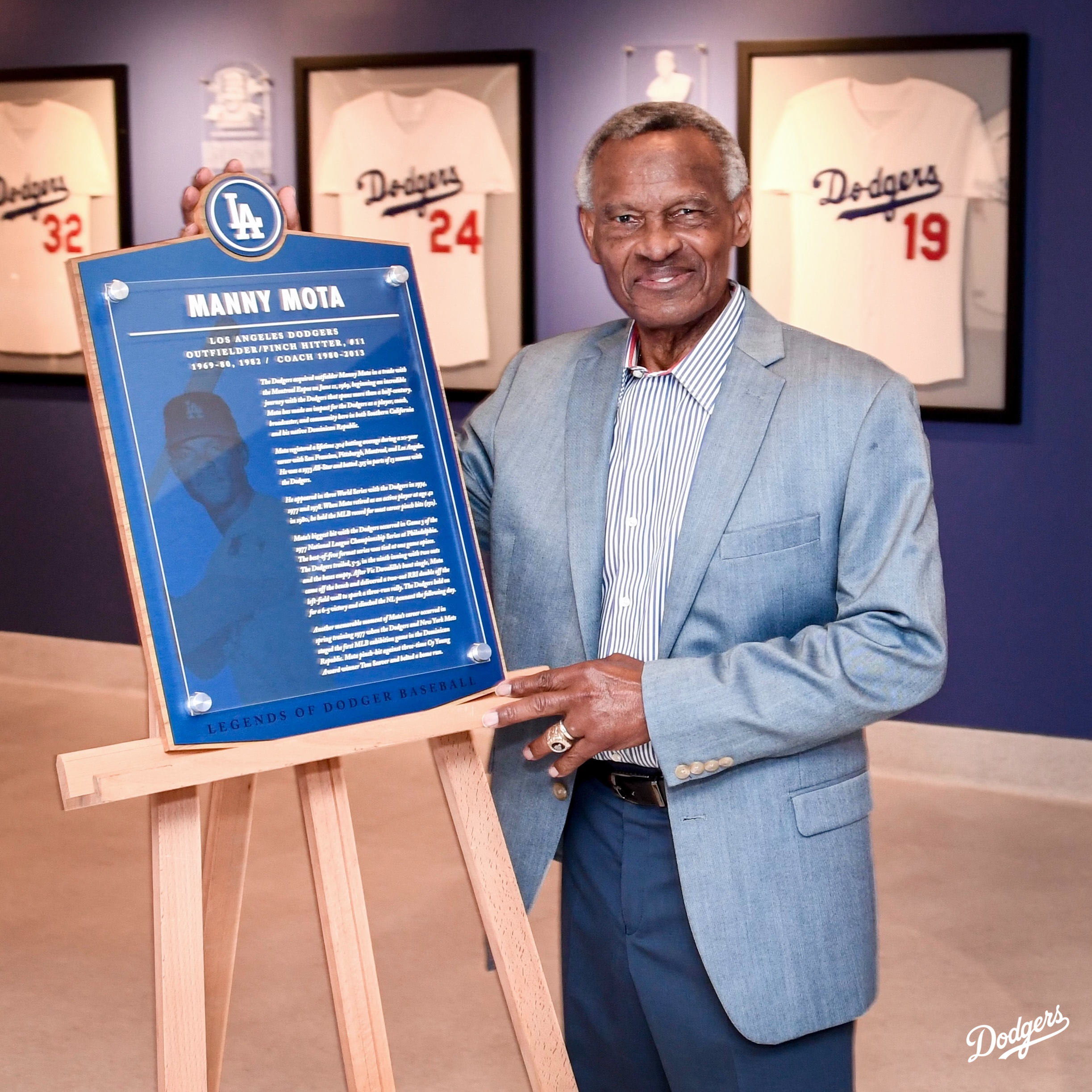 Los Angeles Dodgers on X: Honoring a legend. Congratulations to Manny Mota  on being inducted into the Legends of Dodger Baseball!   / X