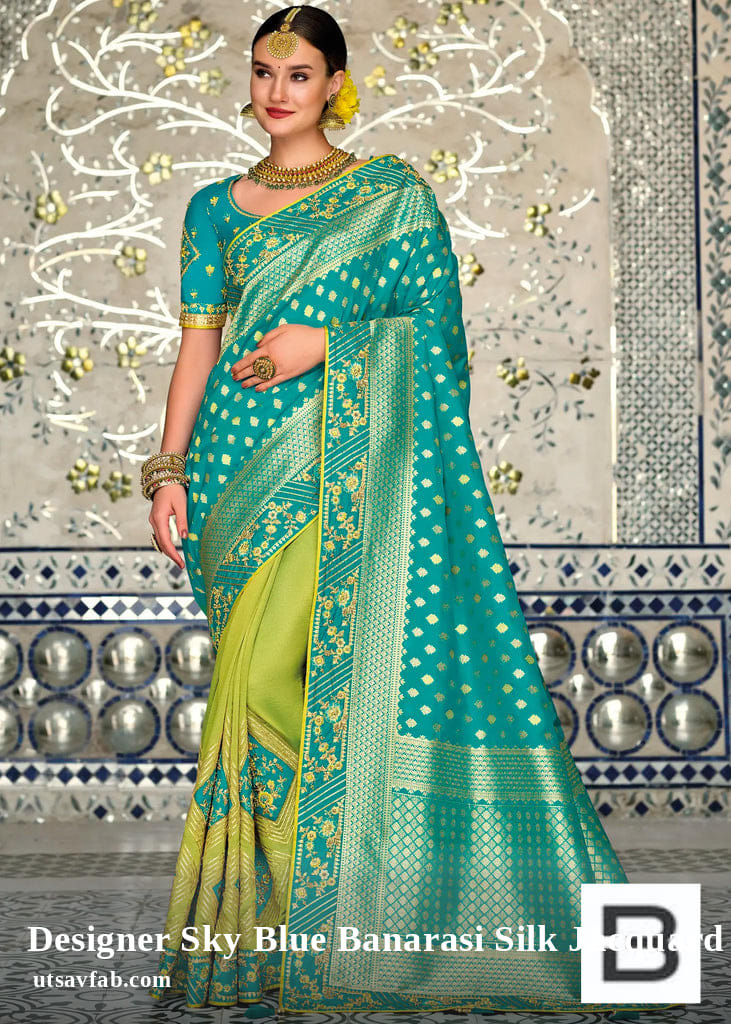 utsavfab's tweet photo. Designer Sky Blue Banarasi Silk Jacquard Utsav Sari For Wedding utsav11614
by UTSAV FAB starting at $86.00. 
whats app at +1 919 590 5389
#utsav #utsavfab #utsavfashion #saree #salwar_kameez #lehenga https://t.co/BrqTGW8QDB